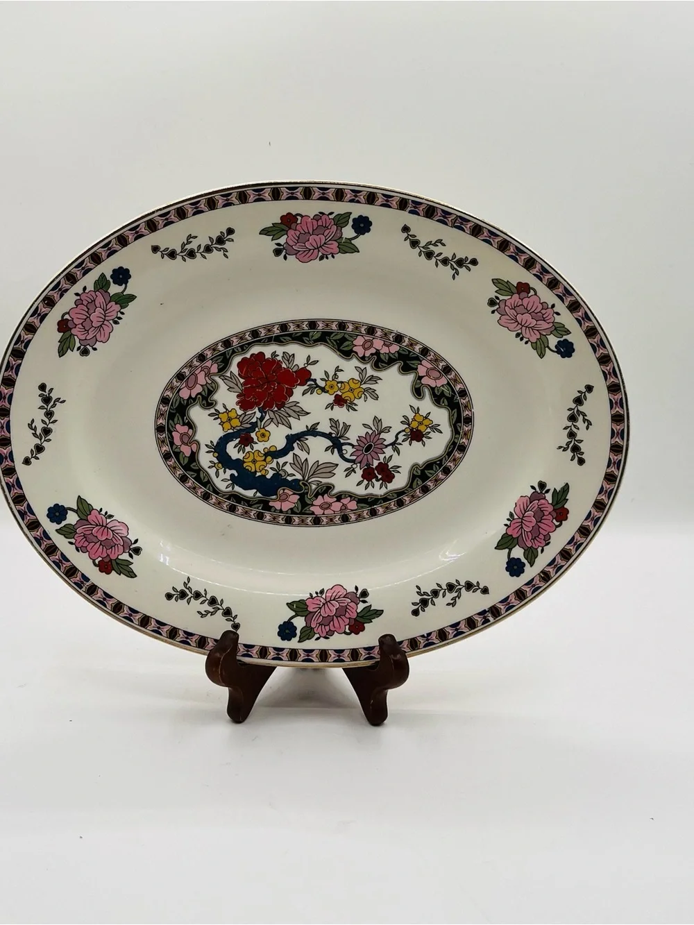 Antique J&Meakin England Oval Serving Platter 14”